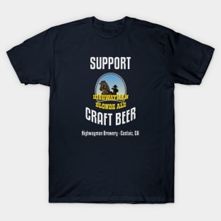 HMB Support Craft Beer: Highwayman Blonde Ale T-Shirt